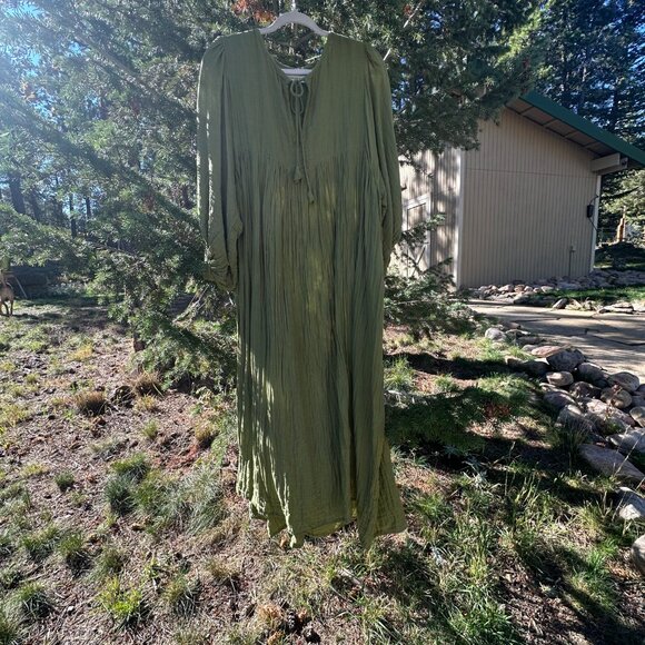 Kyra Midi Dress Fern Gauze 2XL - Picture 16 of 16